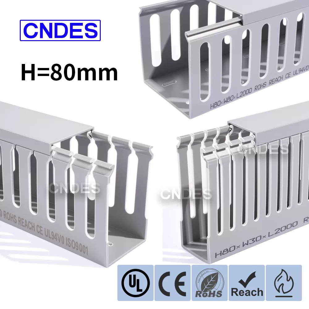 80 Taas Slotted PVC Automation Cable Duct