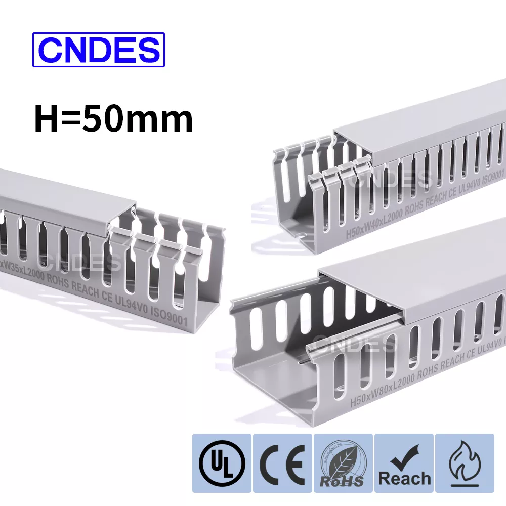 50mm Taas Slotted PVC Panel Wiring Duct